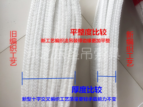 河北东圣吊索具制造有限公司吊装带新型编织工艺对比图